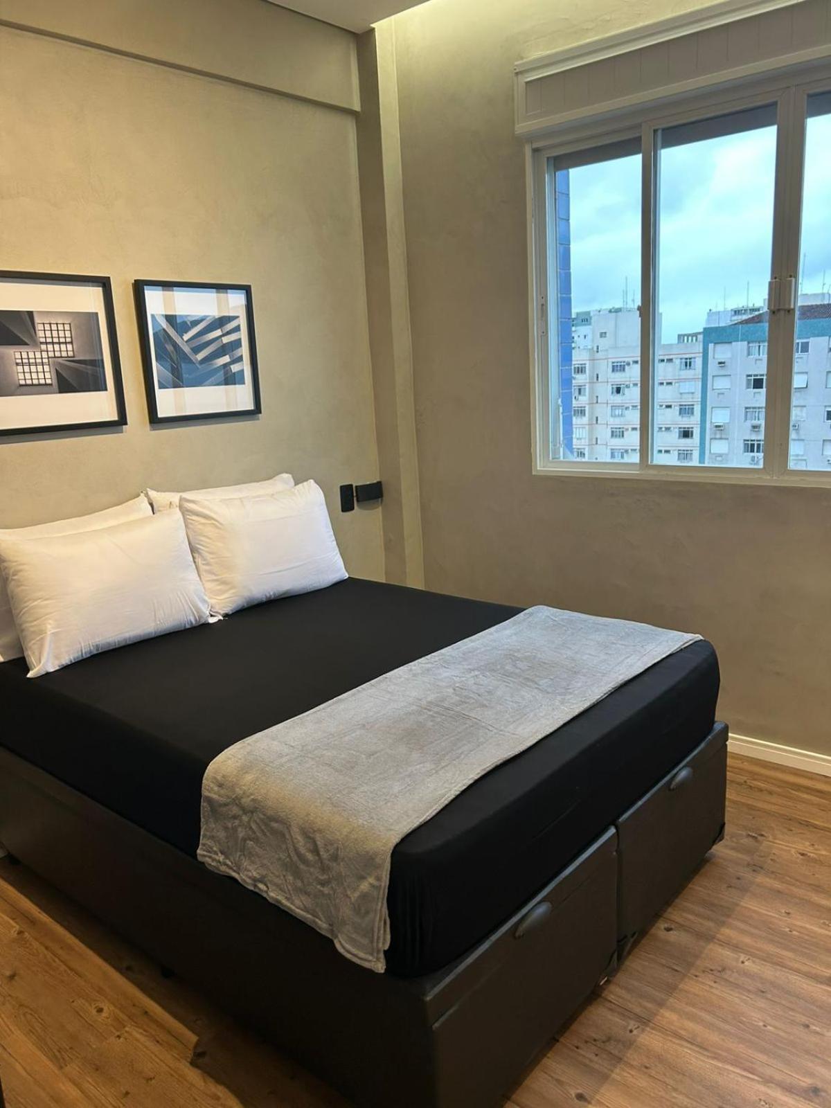 Apartamento Frente A Praia Do Embare Santos Экстерьер фото