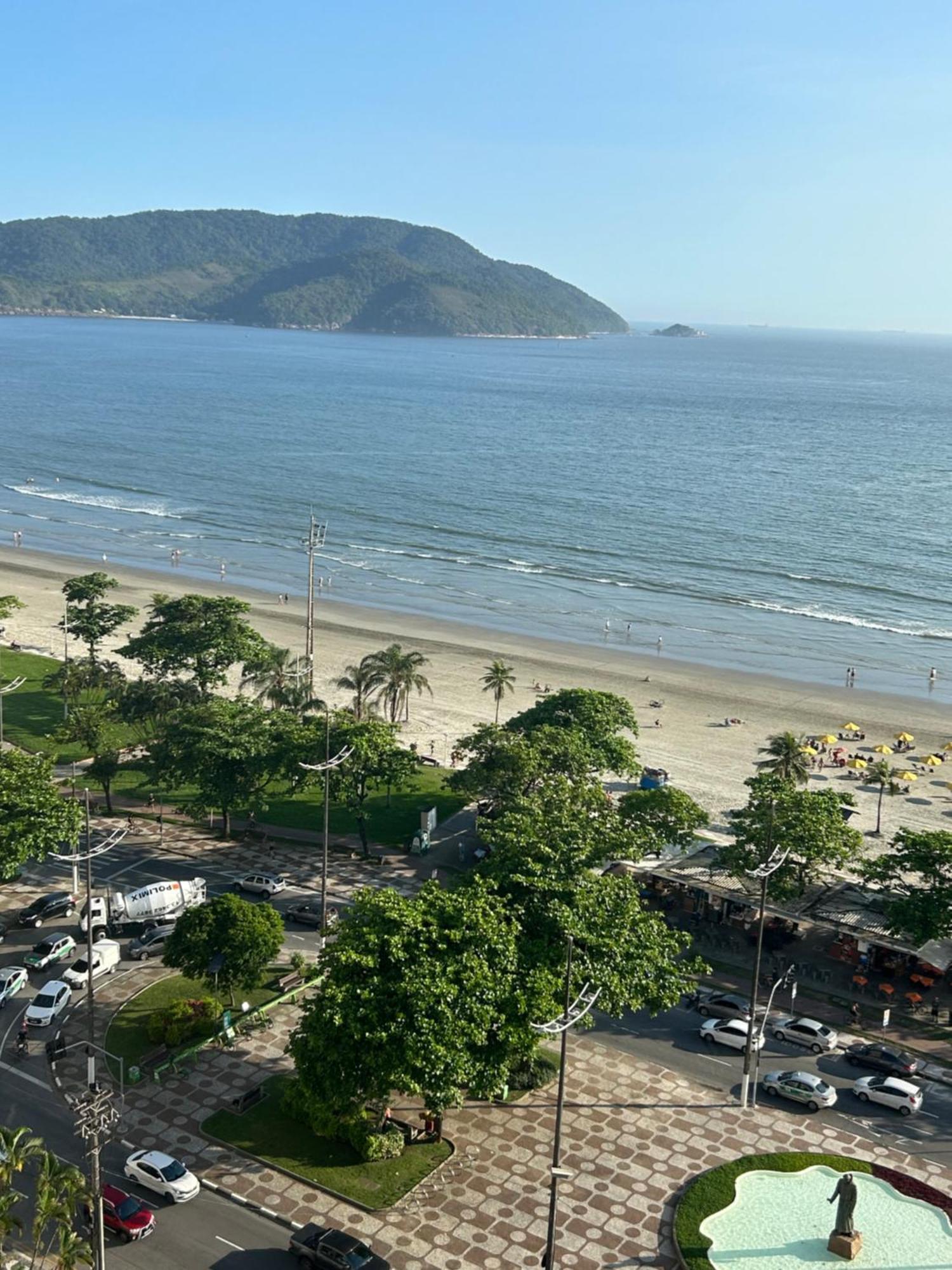 Apartamento Frente A Praia Do Embare Santos Экстерьер фото