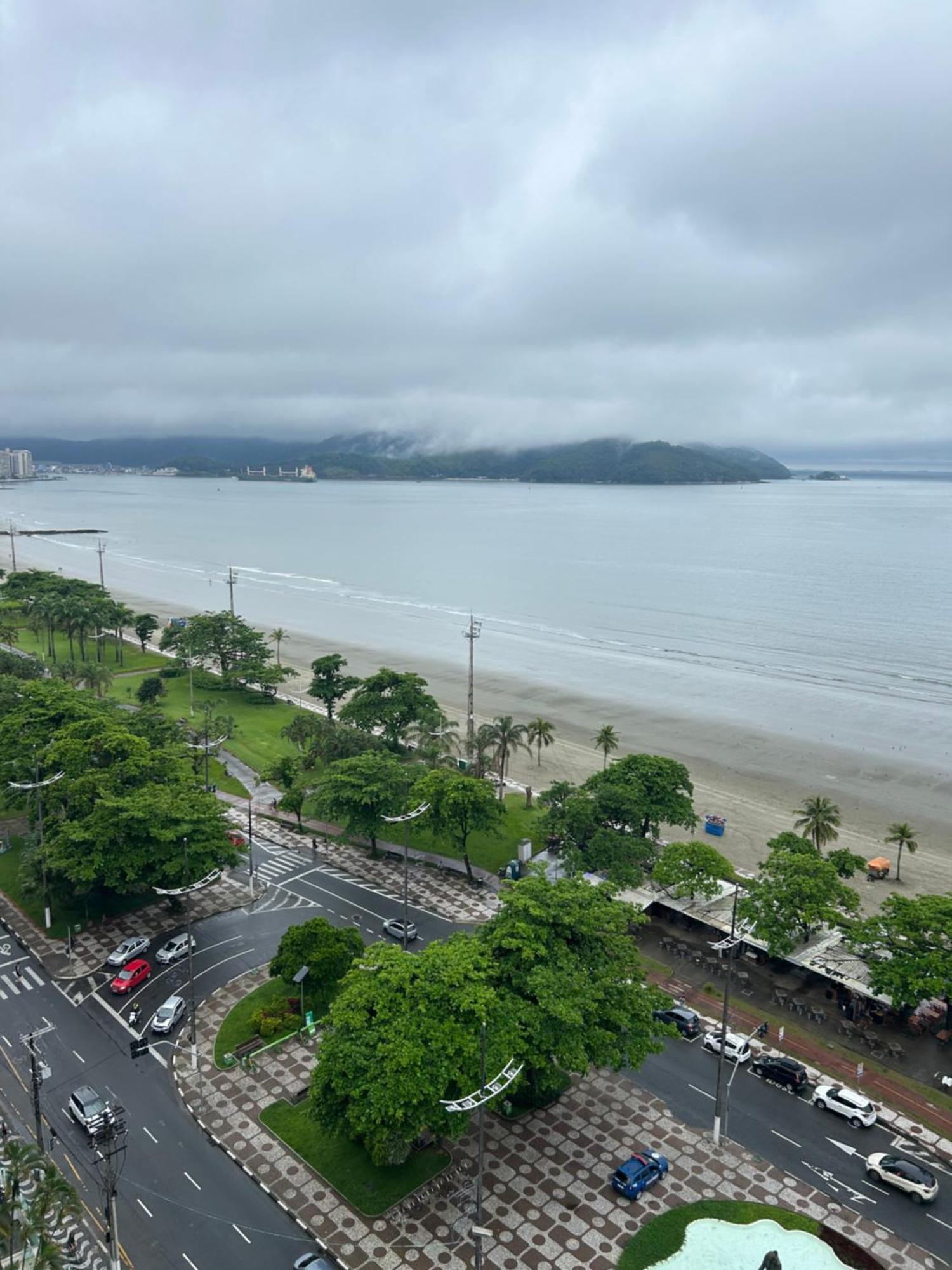 Apartamento Frente A Praia Do Embare Santos Экстерьер фото
